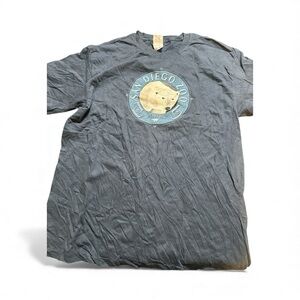 San Diego Zoo T-Shirt blue size large